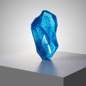 Blue Sculpture by Jaroslav Prošek