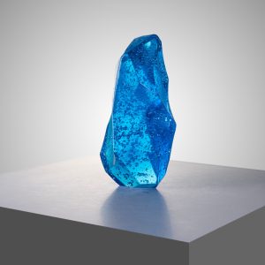 Blue Sculpture by Jaroslav Prošek