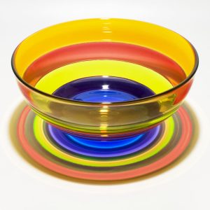 Colourful Bowls Topaz Strawberry Lime Grape Cerulean