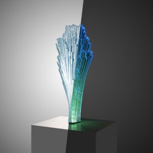 Glass Art Sculpture by Jaroslav Prošek