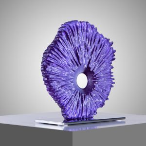 Contemporary Art Glass Sculpture 'Daybreak' by Jaroslav Prošek Glass