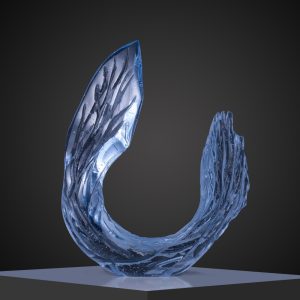 Fine Art Sculpture 'Ice' Jaroslav Prošek Glass