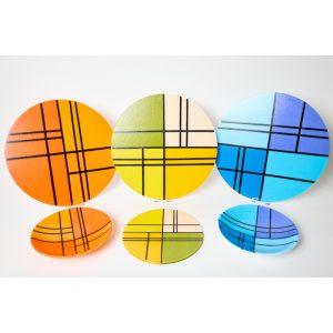 Glass Art Discs by Keith Dymond