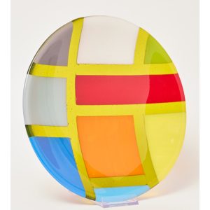 Kiln Formed Platter by Keith Dymond Glass Artist