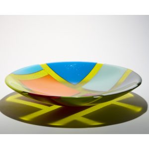 Kiln Fused Glass Platter Keith Dymond