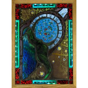 Stained Glass Panel by April Pebble Glass