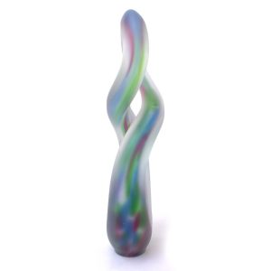 Contemporary Abstract Sculpture by Loranto Glass