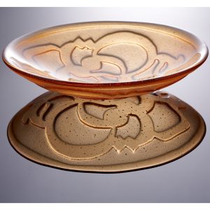 Kiln Formed Glass Bowl by Hassina Khan