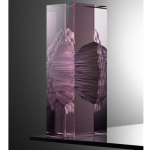 Engraved Glass Sculpture