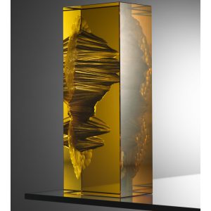 Engraved Glass Sculpture