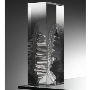 Engraved Glass Sculpture