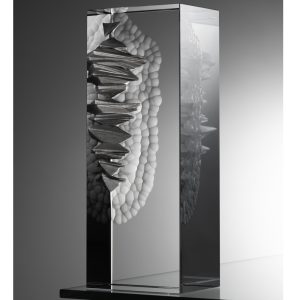 Engraved Glass Sculpture