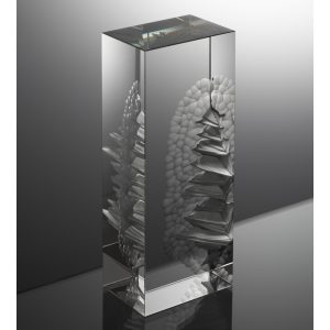 Engraved Glass Sculpture