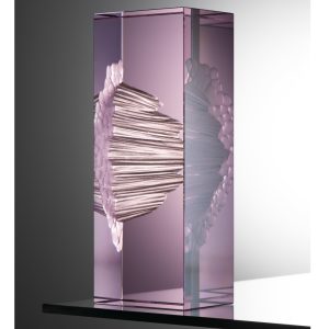 Engraved Glass Sculpture