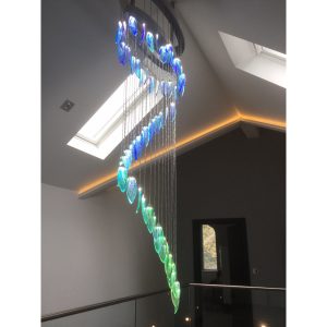 Kiln Formed Glass Lighting by Jo Vincent