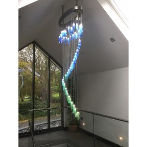 Kiln Formed Glass Lighting by Jo Vincent